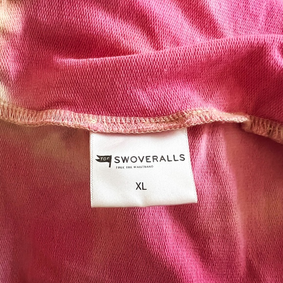 Swoverall Swovie Tie Dye Romper/Short Overalls - Picture 3 of 3